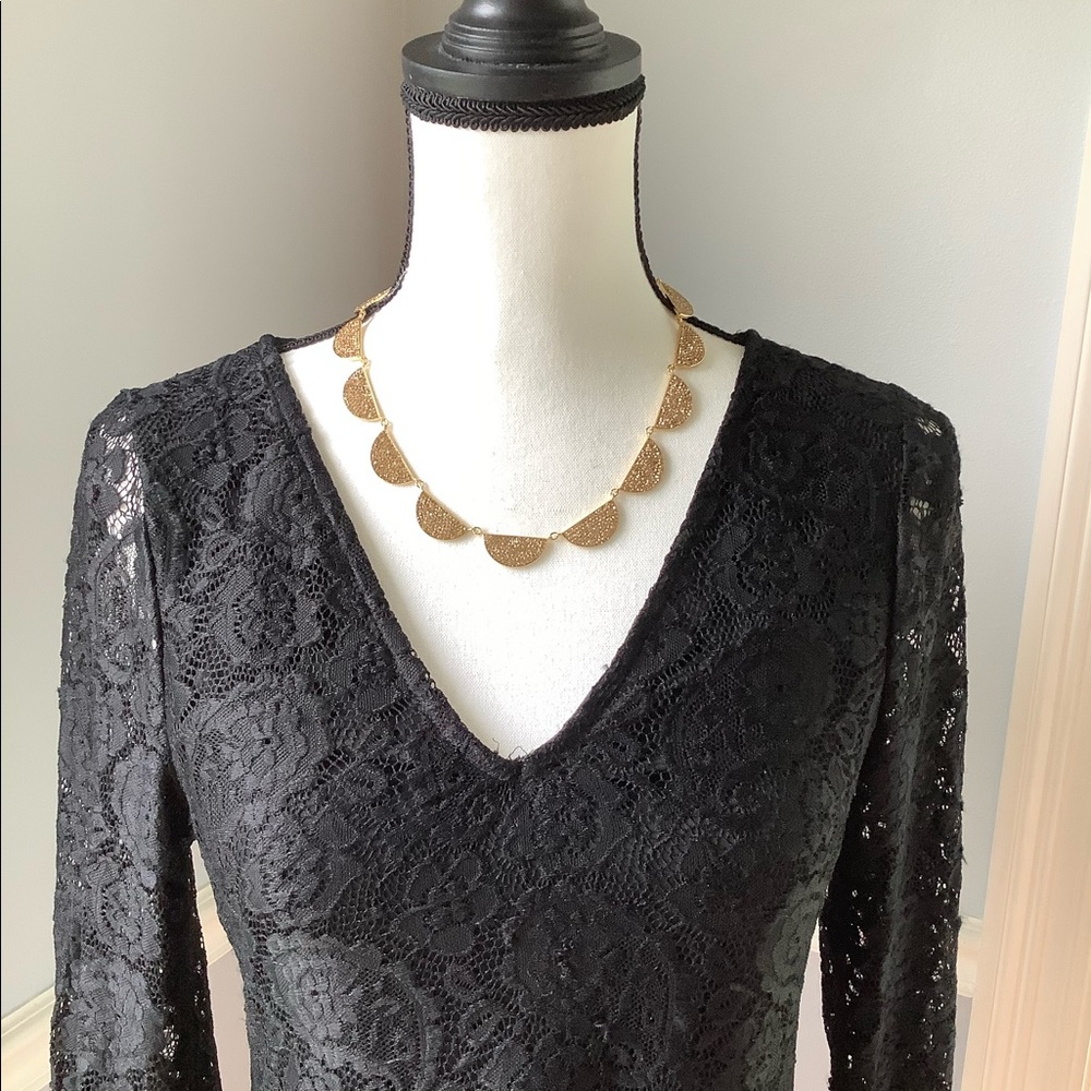 Kate spade gold pave rhinestone necklace new w tag
